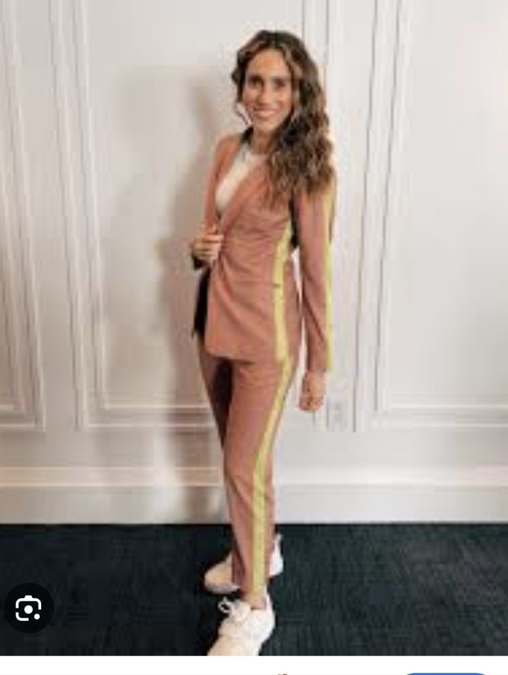 Nwt WILDFANG Empower Tux Blazer Dopamine Neon 90s Y2K Pink Tailored Pantsuit